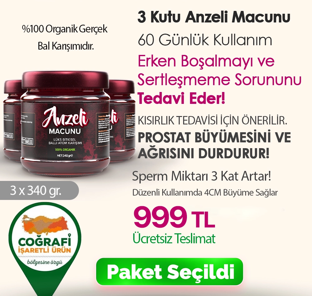 Anzeli Macunu 3 Adet